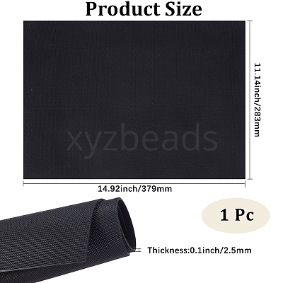 Rectangle Rubber Anti-slip Stickers for Shoe Soles AJEW-WH20020-506B-1