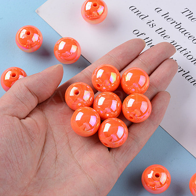 Opaque Acrylic Beads X-MACR-S370-D20mm-20-1