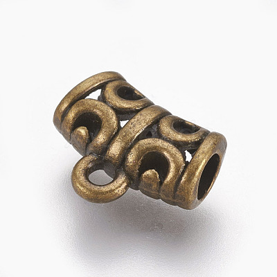 Tibetan Style Alloy Hangers X-TIBEP-QA785-AB-LF-1