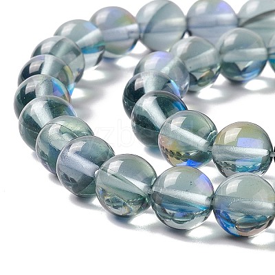 Synthetic Moonstone Beads Strands G-E573-02B-29-1