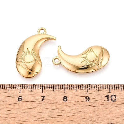 304 Stainless Steel Pendants STAS-T065-10G-1