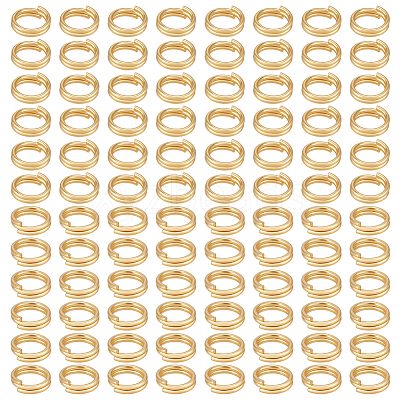 2Sets Brass Keychain Clasps KK-BC0014-47A-1