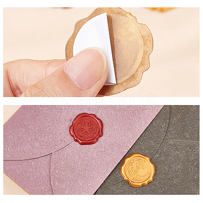 Adhesive Wax Seal Stickers DIY-WH0201-10D-1