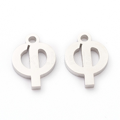 Non-Tarnish 304 Stainless Steel Charms STAS-G244-01F-1