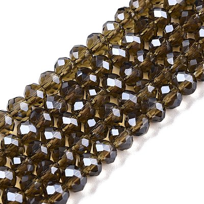Electroplate Glass Beads Strands EGLA-A034-T6mm-A09-1