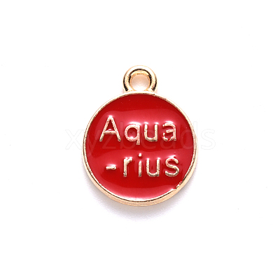 Alloy Enamel Pendants ENAM-SZ0001-27B-J-1