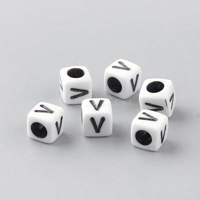 Opaque Acrylic Beads SACR-Q188-02V-1
