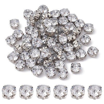 Square Sew on Rhinestone FIND-YW0003-10C-1
