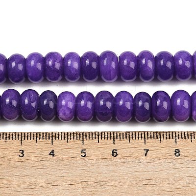 Dyed Natural White Jade Beads Strands G-G107-A24-01-1