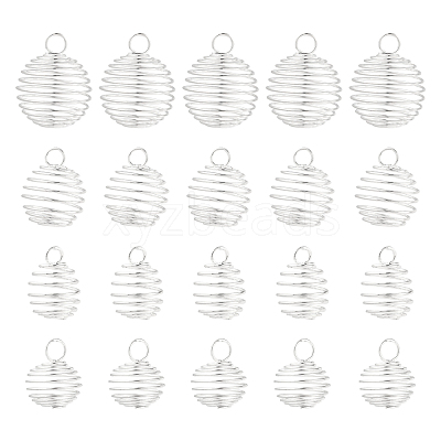 20Pcs 4 Styles Iron Wire Pendants FIND-FS0003-39-1