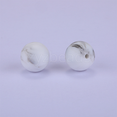 Round Silicone Focal Beads LS-SI-JX0046A-63-1