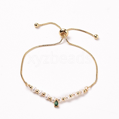 Adjustable Brass Slider Bracelets BJEW-JB05668-1