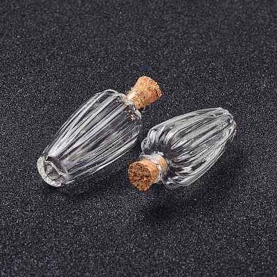 Glass Cork Bottles AJEW-O032-05C-1