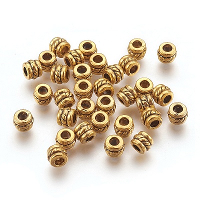 Tibetan Style Alloy Spacer Beads LS-GLF0447Y-1