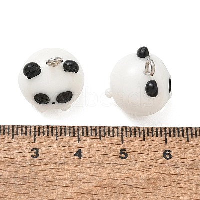 Animal Theme Opaque Resin Pendants RE-CBA4C51-02P-02-1