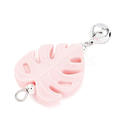 5Pcs Food Grade Eco-Friendly Silicone Pendants PALLOY-JF04549-02-1