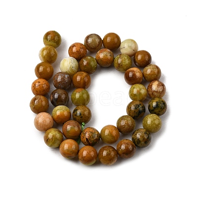 Natural Green Opal Beads Strands G-K245-A17-A05-01-1