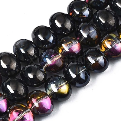 Electroplate Glass Beads Strand EGLA-S188-22-C01-1