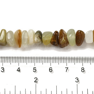 Natural Xiuyan Jade Beads Strands G-B078-G04-01-1