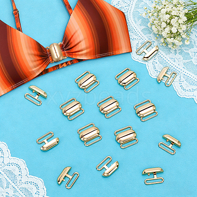 12Pcs Alloy Interlocking Clasps FIND-PH0038-27G-1