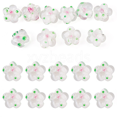 10Pcs Handmade Lampwork Beads LAMP-TADJ0001-01B-1