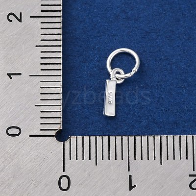 925 Sterling Silver Letter Charms LS-STER-C012-01S-I-1
