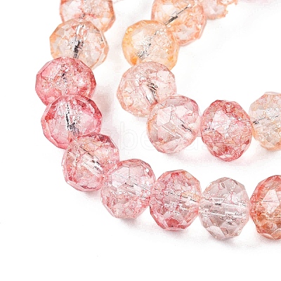 Transparent Glass Beads Strands GLAA-T023-8mm-A06-1