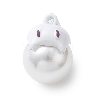 Halloween Spray Painted Alloy Pendants PALLOY-R139-02A-01-1