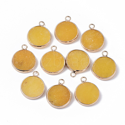 Natural White Jade Pendants G-S359-007-1
