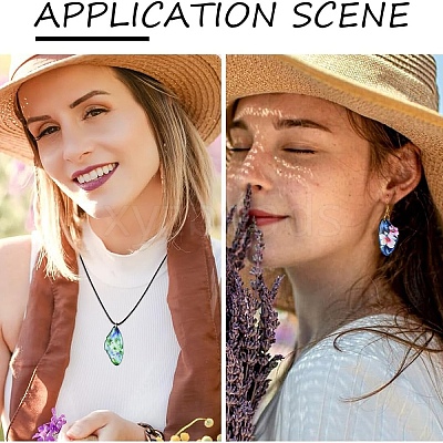 DIY Dangle Earring Making Kits DIY-YW0016-22B-1