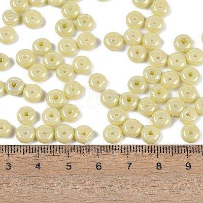 Opaque Colours Luster Glass Seed Beads SEED-P008-01C-08-1