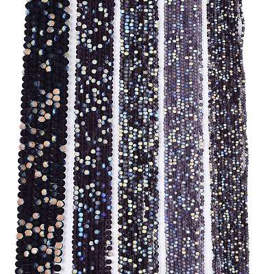 Transparent Glass Beads Strands LS-EGLA-A044-T1mm-MB15-1