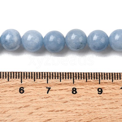 Natural Dyed White Jade Beads Strands G-M402-C03-27-1