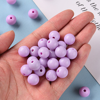 Opaque Acrylic Beads MACR-S370-C12mm-A03-1