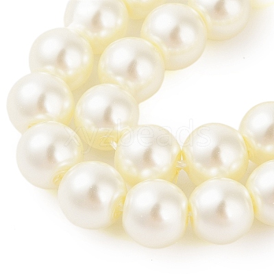 Eco-Friendly Glass Pearl Beads HY-J002-8mm-HX065-1
