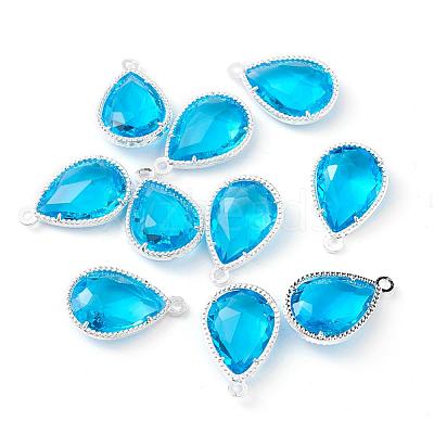 Glass Pendants GLAA-A037-G-02S-1