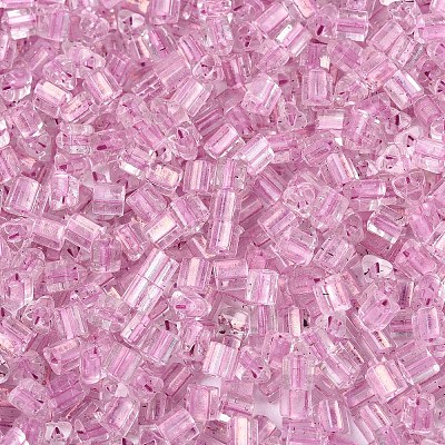 Transparent Inside Colours Glass Seed Beads SEED-T007-13C-1