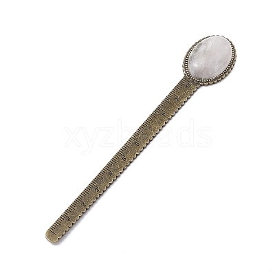 Tibetan Style Alloy Bookmark Rulers AJEW-JK00262-05-1