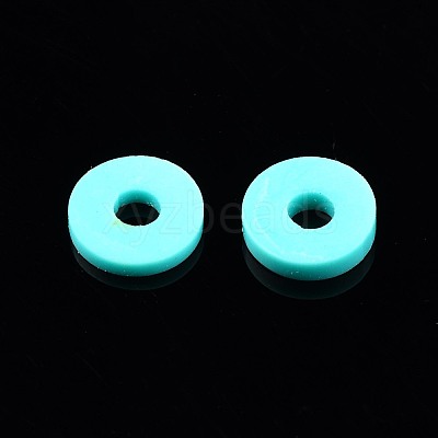 Handmade Polymer Clay Beads Strands CLAY-R089-6mm-T02B-07-1