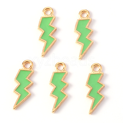 Alloy Enamel Pendants X-ENAM-N054-025G-1