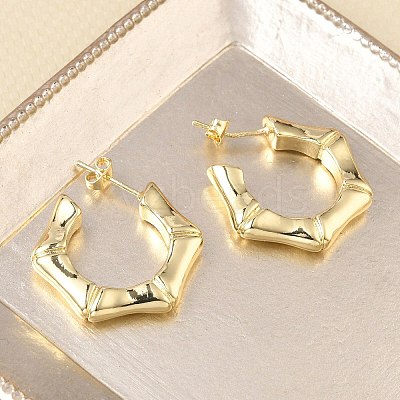 Brass Stud Earrings KK-CBAD851-27G-1