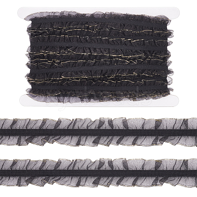 14M Polyester Flat Ruffled Elastic Cord EC-FG0001-03A-1