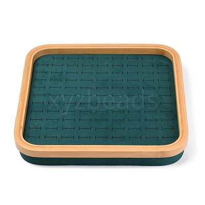 Fashion Velvet Wood Jewelry Boxes RDIS-B003-03-1