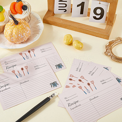 50Pcs Double-faced Writable Recipe Card DIY-WH20007-54-1