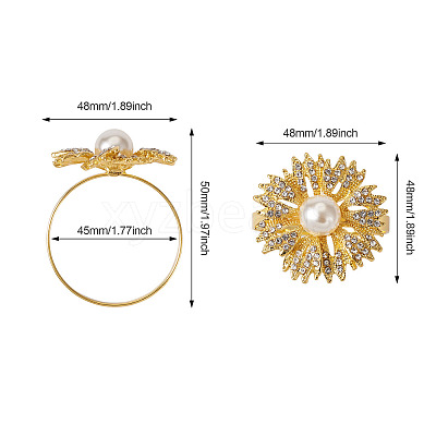 Zinc Alloy Napkin Rings X1-MP-TAC0007-02-1