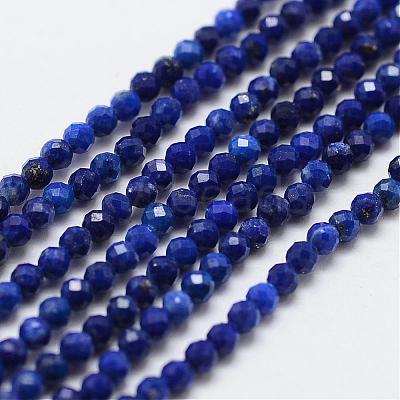Natural Lapis Lazuli Bead Strands G-G663-48-3mm-1