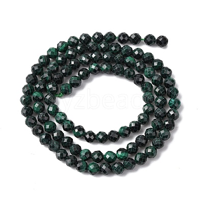 Natural Malachite Beads Strands G-D306-A02-4MM-A01-1