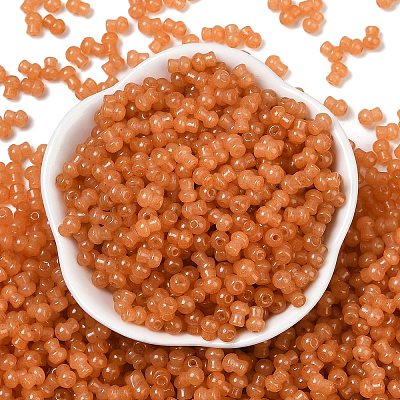 Transparent Colours Glass Seed Beads SEED-R001-01R-1