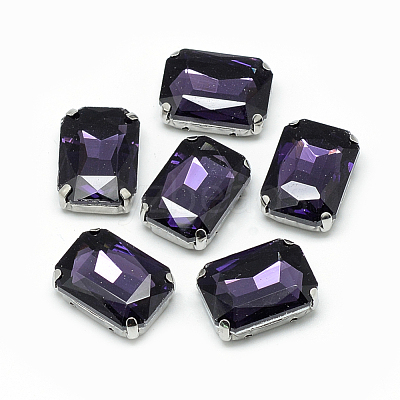 Sew on Rhinestone RGLA-T036-8x10mm-17-1