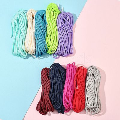 100M 10 Colors 7 Inner Cores Polyester & Spandex Cord Ropes RCP-LS0001-01D-1